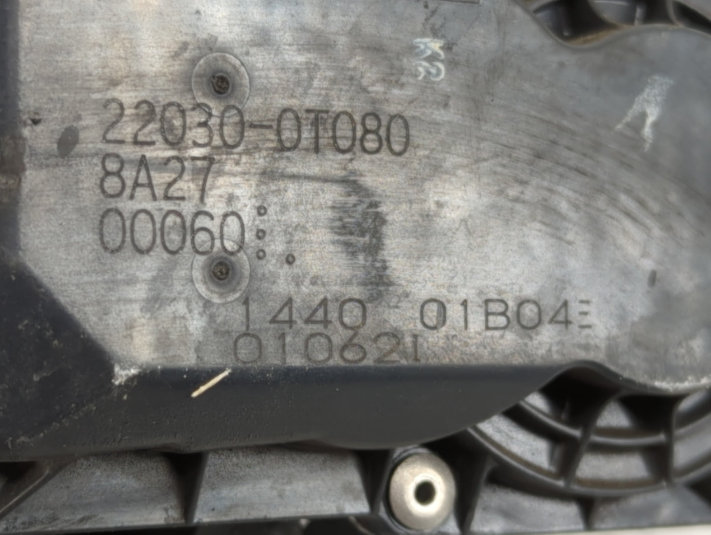 2011-2019 Toyota Corolla Throttle Body P/N:22030-0T080 Fits Fits 2011 2012 2013 2014 2015 2016 2017 2018 2019 OEM Used Auto 