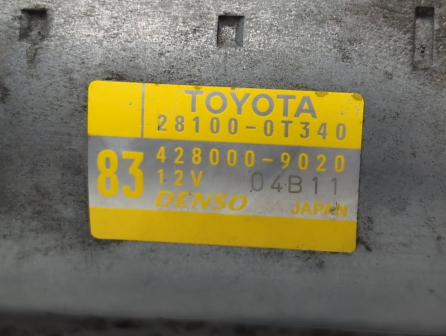 2015-2022 Toyota Corolla Car Starter Motor Solenoid OEM P/N:28100-0T340 Fits Fits 2015 2016 2017 2018 2019 2020 2021 2022 OE