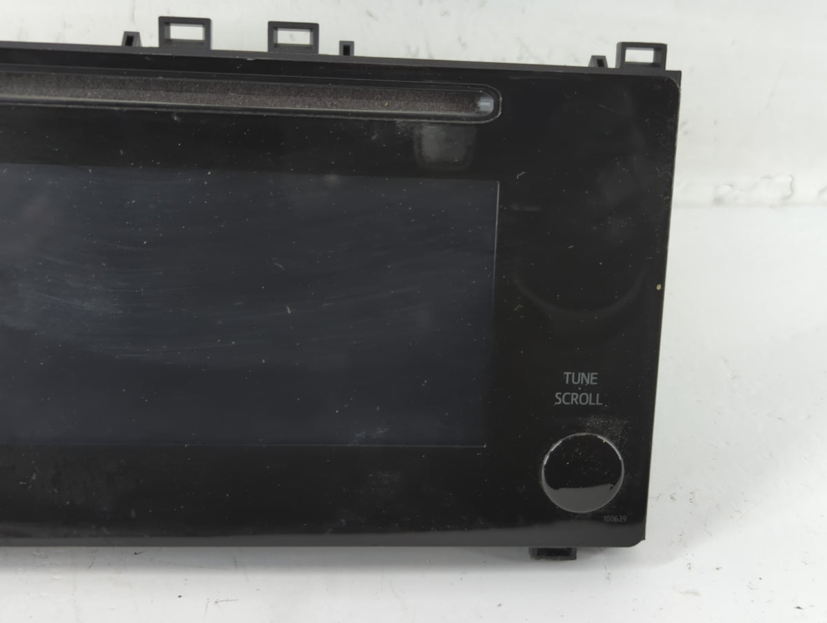 2017-2019 Toyota Corolla Am Fm Cd Player Radio Receiver 751663 - Oemusedautoparts1.com