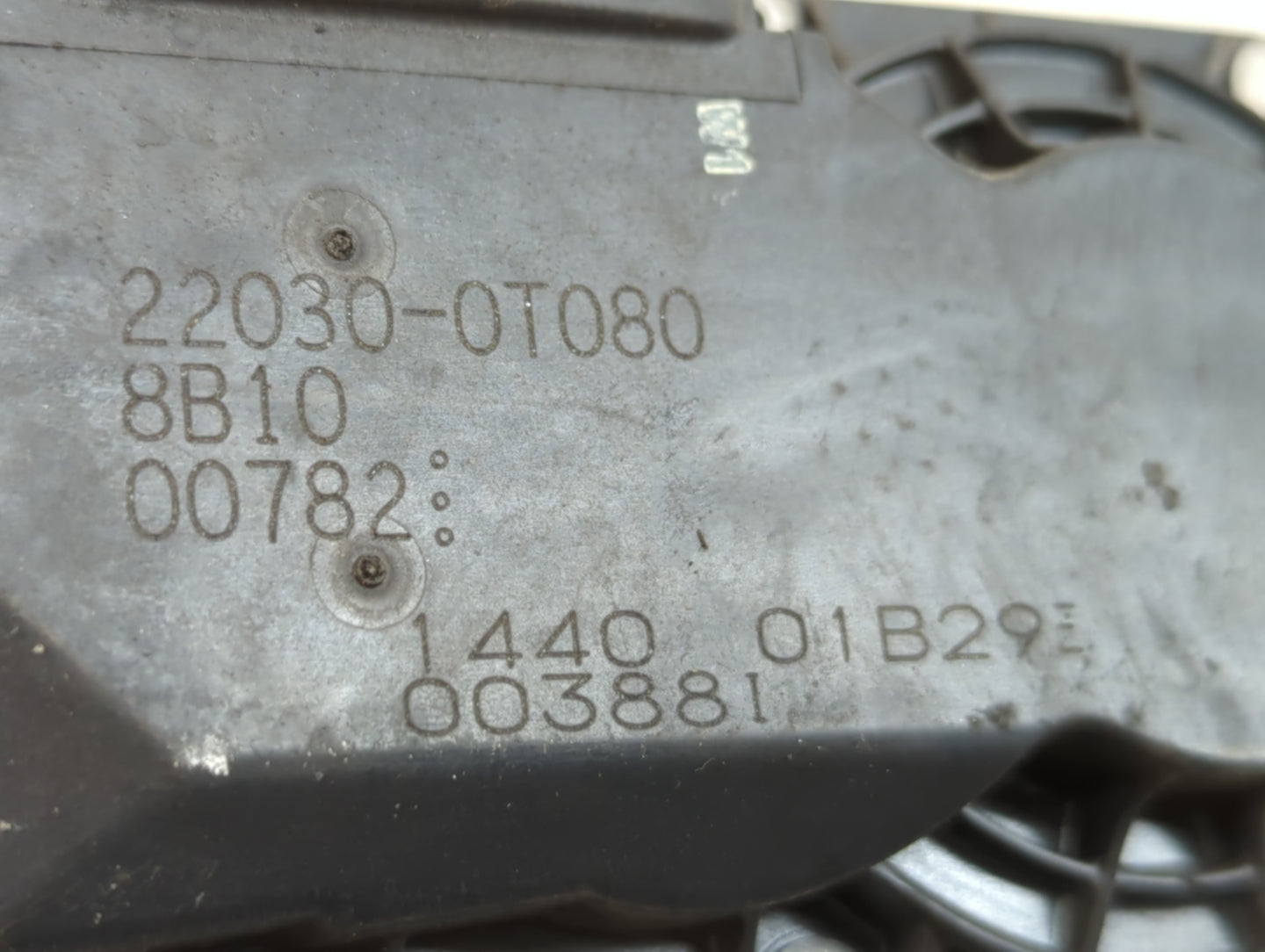 2011-2019 Toyota Corolla Throttle Body P/N:1440 01B29 22030-0T080 Fits Fits 2011 2012 2013 2014 2015 2016 2017 2018 2019 OEM