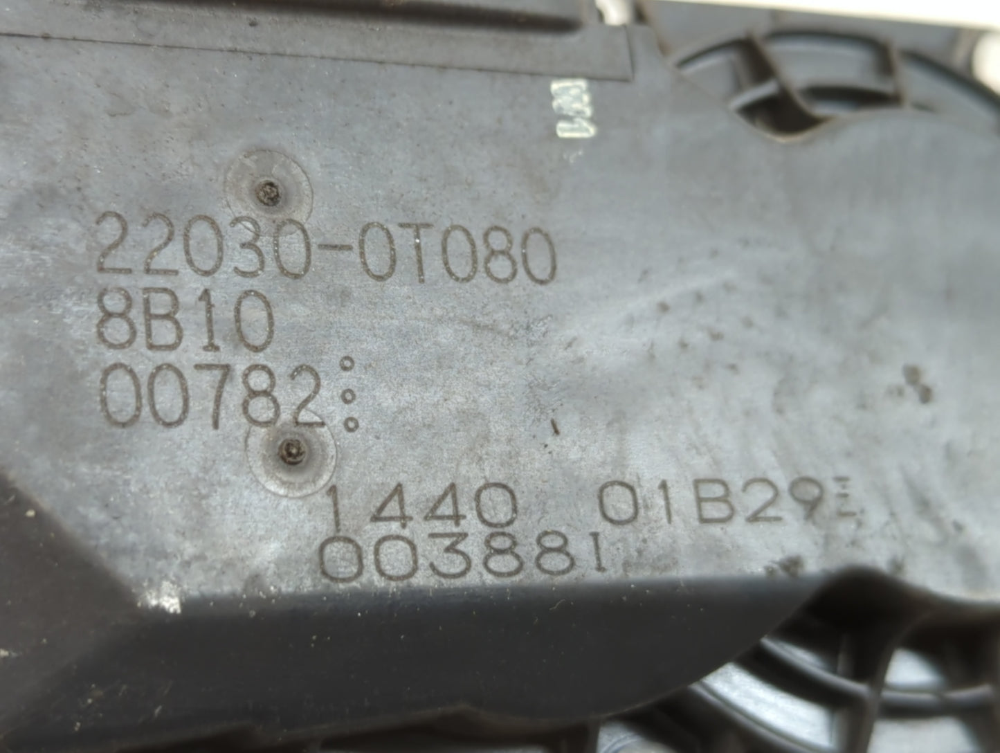 2011-2019 Toyota Corolla Throttle Body P/N:1440 01B29 22030-0T080 Fits Fits 2011 2012 2013 2014 2015 2016 2017 2018 2019 OEM