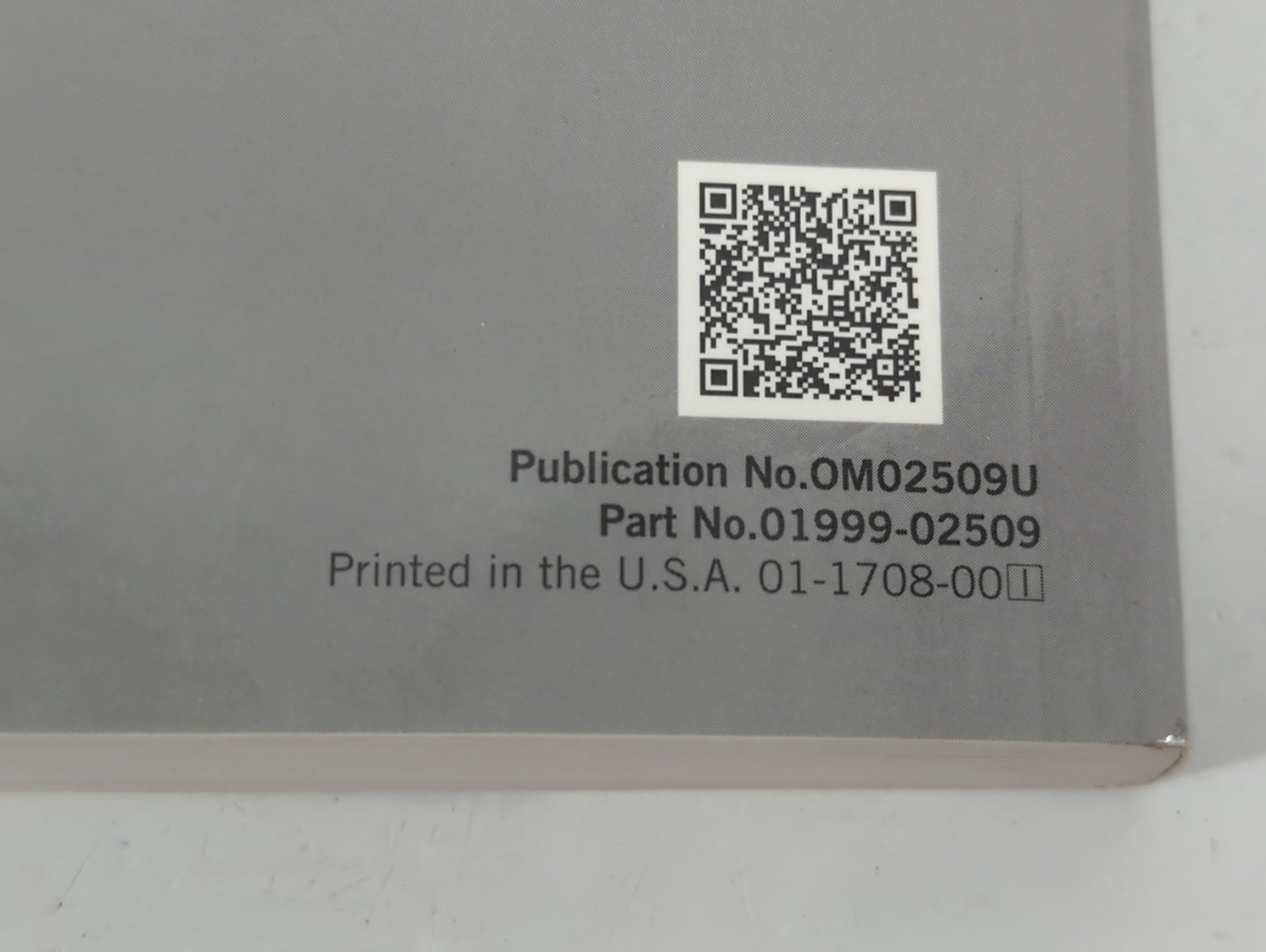 2018 Toyota Corolla Owners Manual Book Guide P/N:01999-02509 OEM Used Auto Parts - Oemusedautoparts1.com