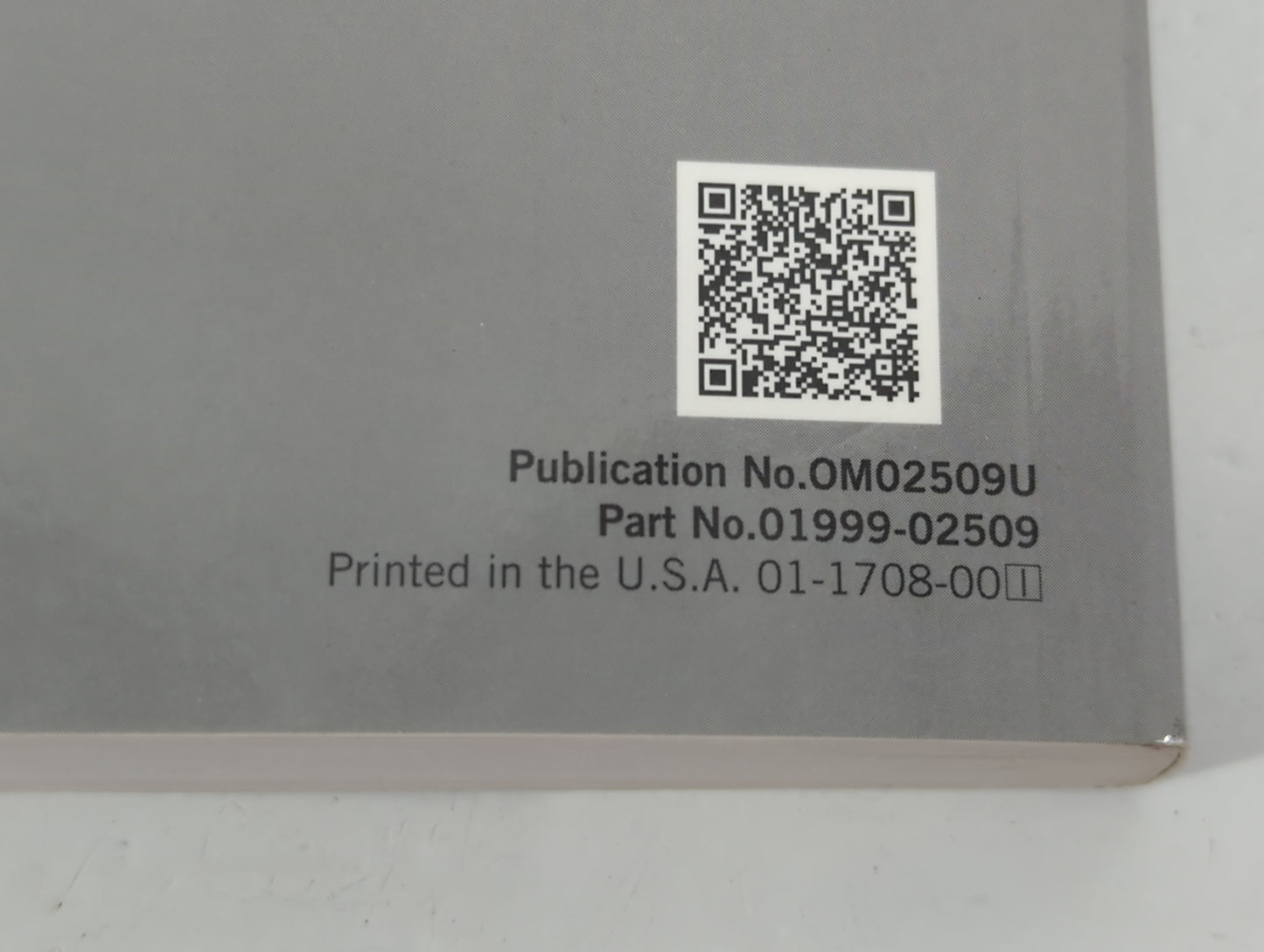 2018 Toyota Corolla Owners Manual Book Guide P/N:01999-02509 OEM Used Auto Parts - Oemusedautoparts1.com