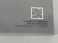 2018 Toyota Corolla Owners Manual Book Guide P/N:01999-02509 OEM Used Auto Parts - Oemusedautoparts1.com