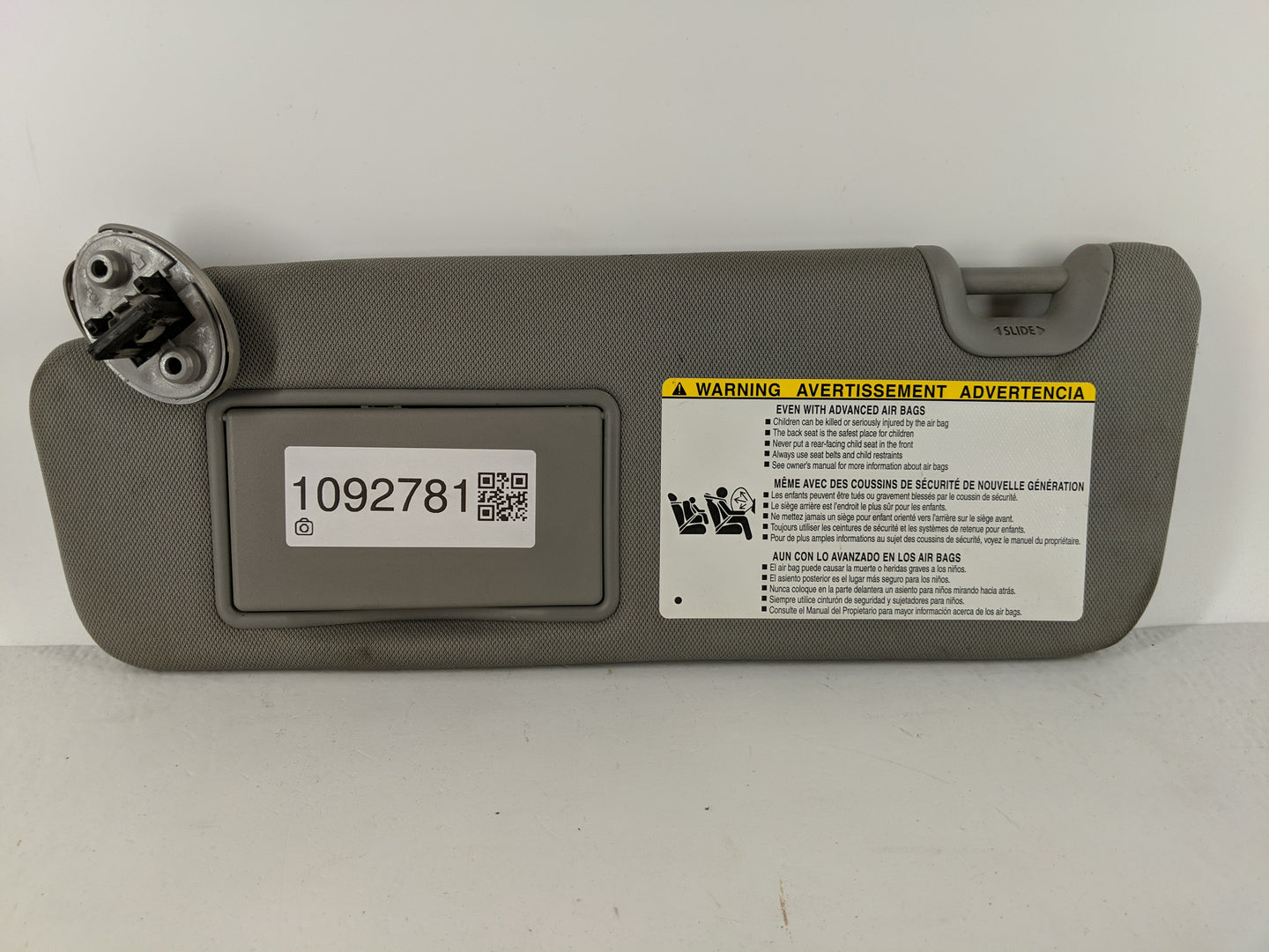 2014-2019 Toyota Highlander Sun Visor Shade Replacement Driver Left Mirror Fits Fits 2014 2015 2016 2017 2018 2019 OEM Used 