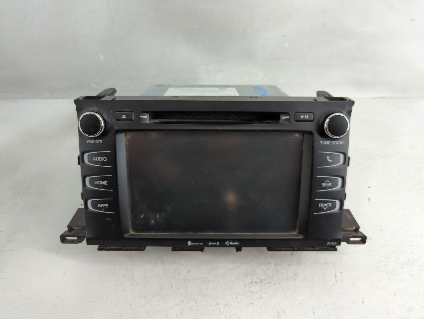 2017-2019 Toyota Highlander Radio AM FM Cd Player Receiver Replacement P/N:86140-0E240 Fits Fits 2017 2018 2019 OEM Used Aut