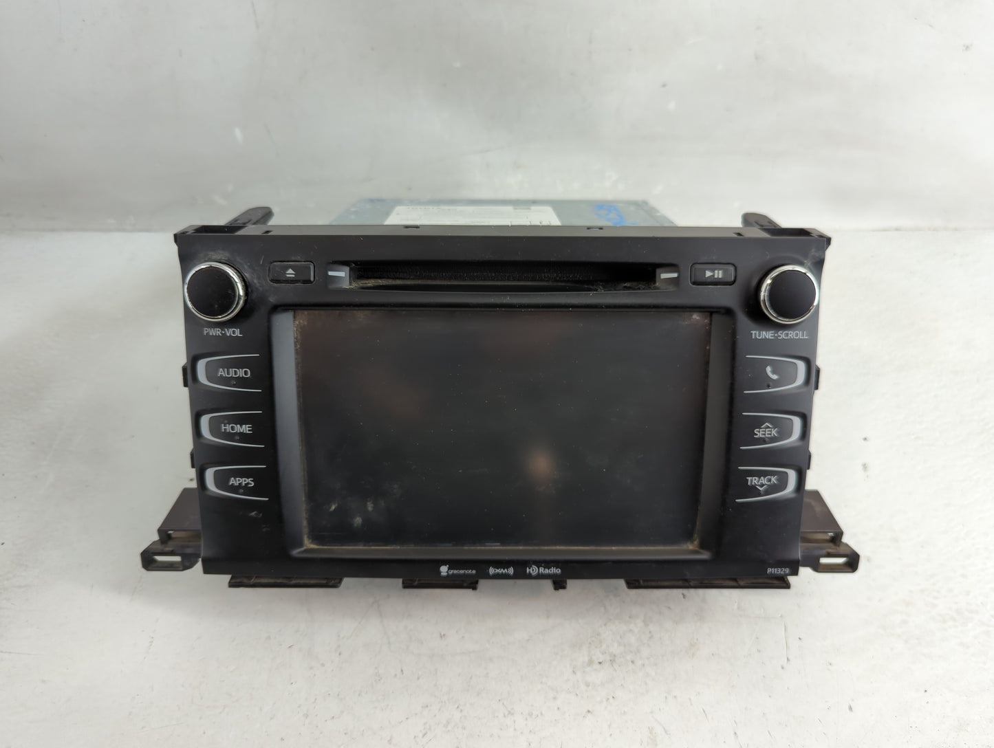 2017-2019 Toyota Highlander Radio AM FM Cd Player Receiver Replacement P/N:86140-0E240 Fits Fits 2017 2018 2019 OEM Used Aut