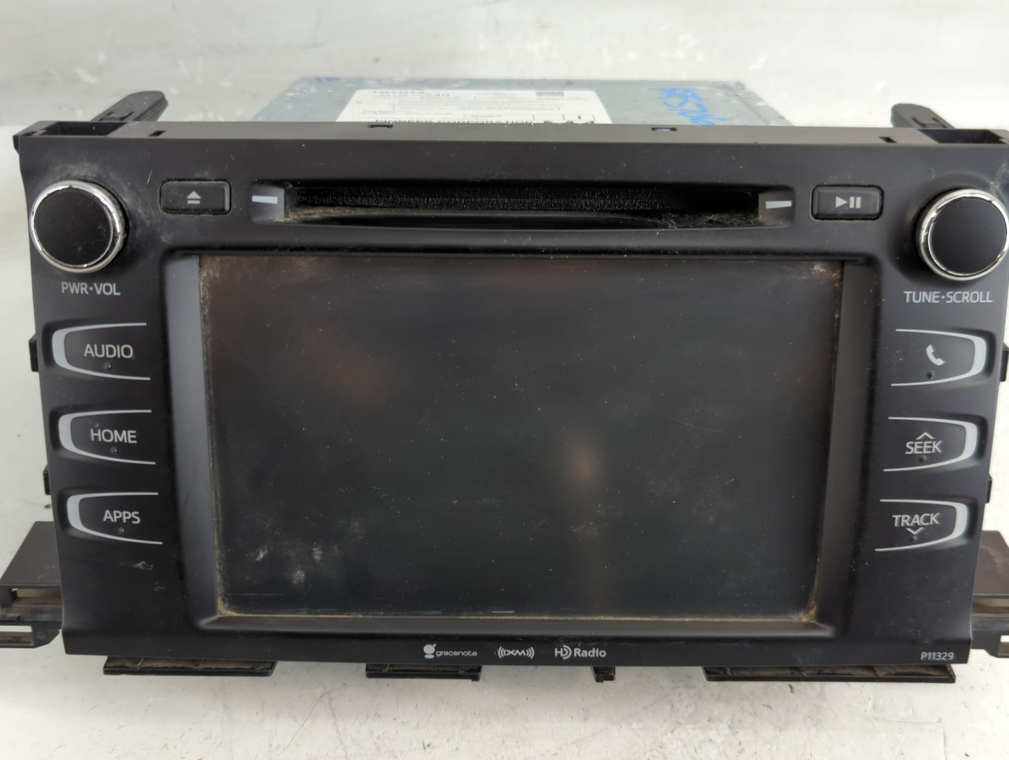 2017-2019 Toyota Highlander Radio AM FM Cd Player Receiver Replacement P/N:86140-0E240 Fits Fits 2017 2018 2019 OEM Used Aut