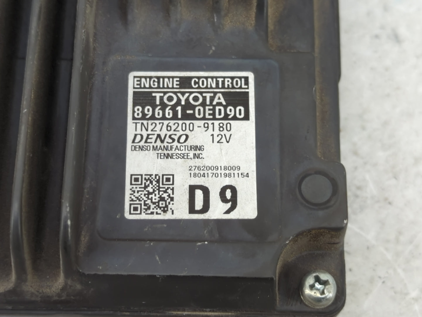 2017-2018 Toyota Highlander PCM Engine Control Computer ECU ECM PCU OEM P/N:TN276200-9180 89661-0ED90 Fits Fits 2017 2018 OE