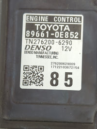 2017-2018 Toyota Highlander PCM Engine Control Computer ECU ECM PCU OEM P/N:89661-0E852 276200-6290 Fits Fits 2017 2018 OEM 