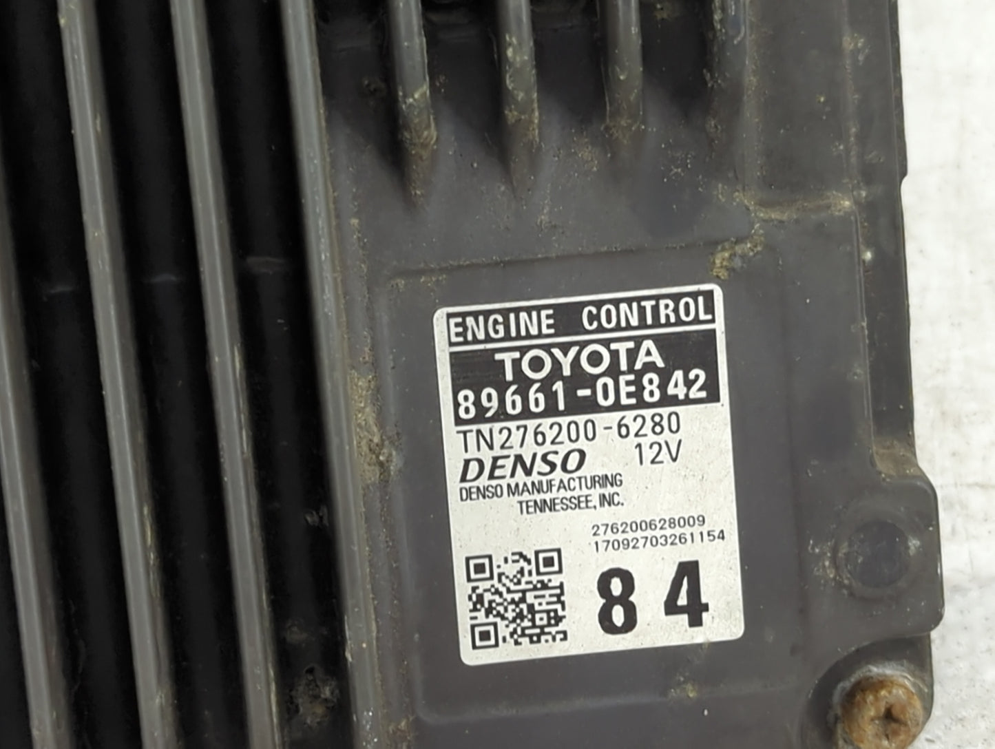 2017-2018 Toyota Highlander PCM Engine Control Computer ECU ECM PCU OEM P/N:89661-0E842 TN276200-6280 Fits Fits 2017 2018 OE