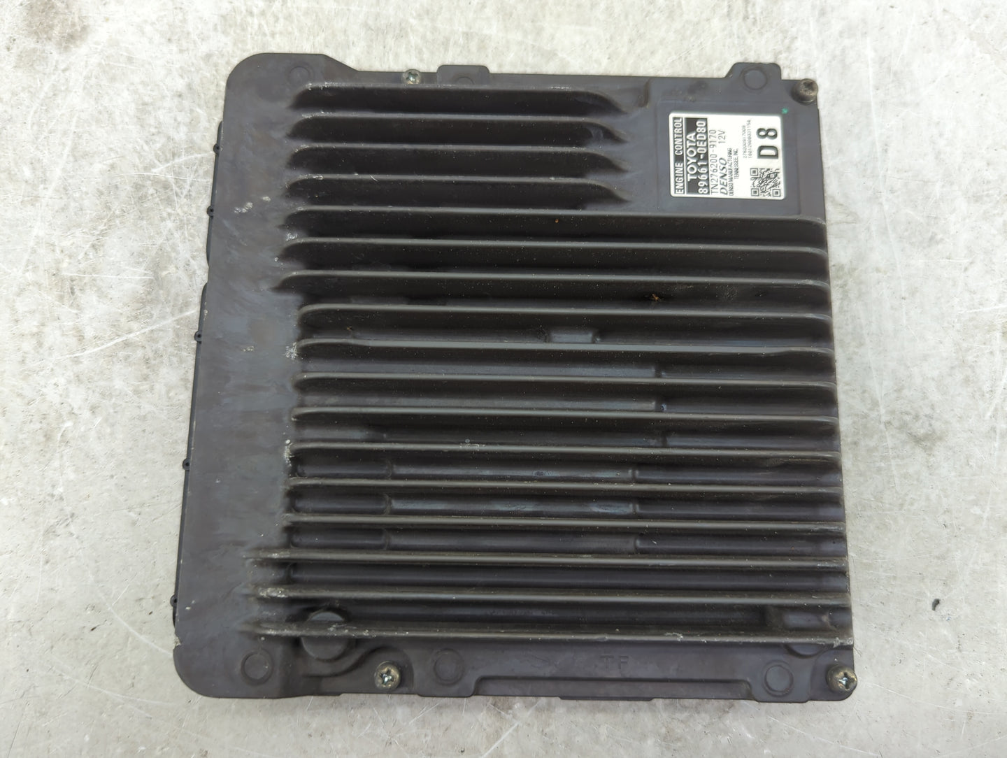 2017-2018 Toyota Highlander PCM Engine Control Computer ECU ECM PCU OEM P/N:89661-0ED80 276200-9170 Fits Fits 2017 2018 OEM 