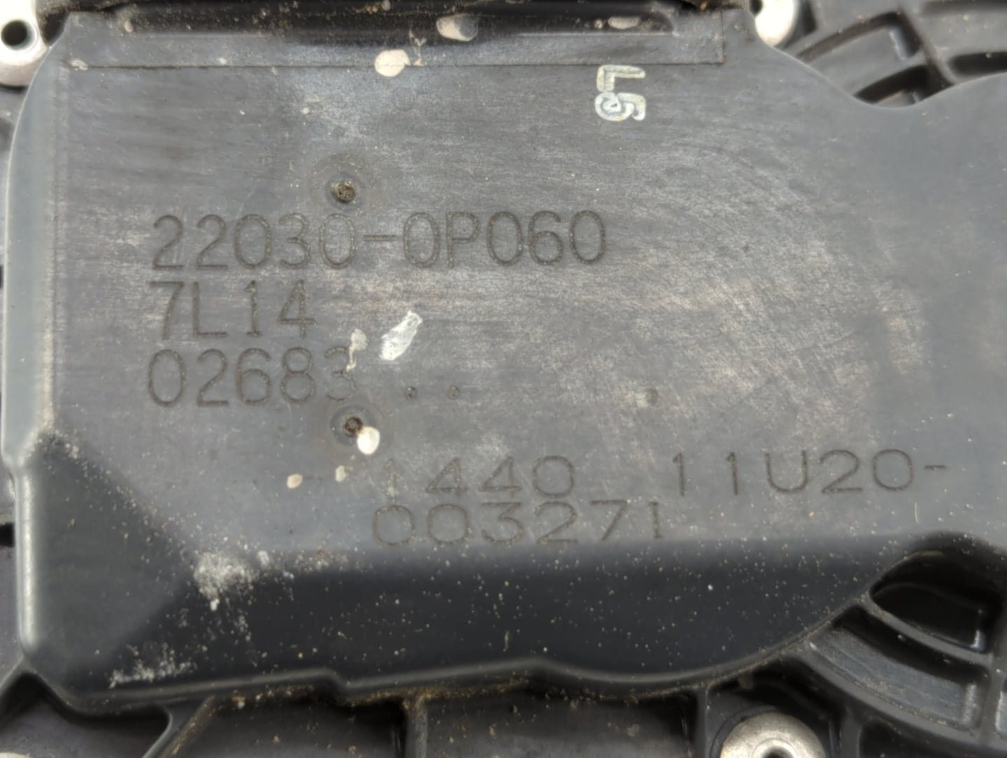 2017-2022 Toyota Highlander Throttle Body P/N:22030-0P060 Fits Fits 2016 2017 2018 2019 2020 2021 2022 OEM Used Auto Parts -