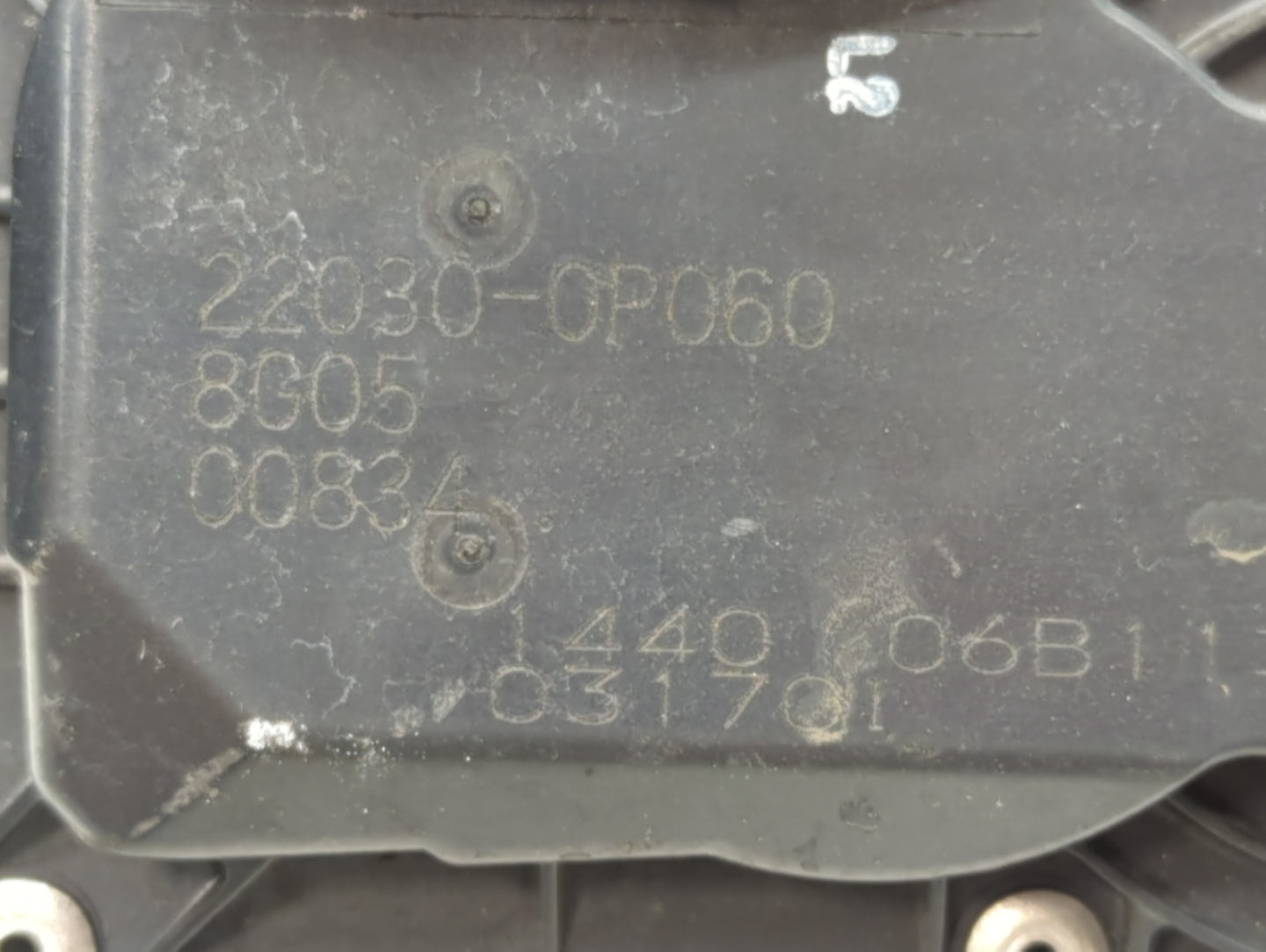 2017-2022 Toyota Highlander Throttle Body P/N:22030-0P060 Fits Fits 2016 2017 2018 2019 2020 2021 2022 OEM Used Auto Parts -