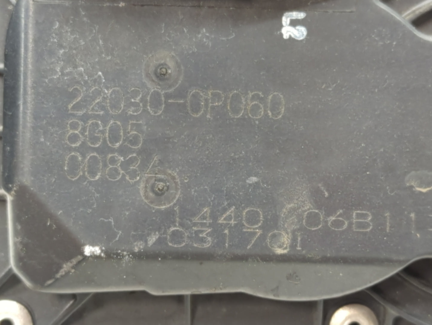 2017-2022 Toyota Highlander Throttle Body P/N:22030-0P060 Fits Fits 2016 2017 2018 2019 2020 2021 2022 OEM Used Auto Parts -