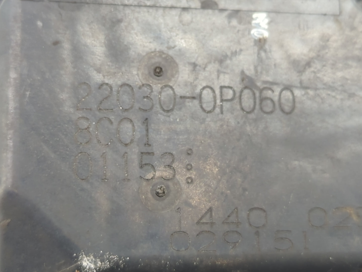 2017-2022 Toyota Highlander Throttle Body P/N:22030-0P060 Fits Fits 2016 2017 2018 2019 2020 2021 2022 OEM Used Auto Parts -