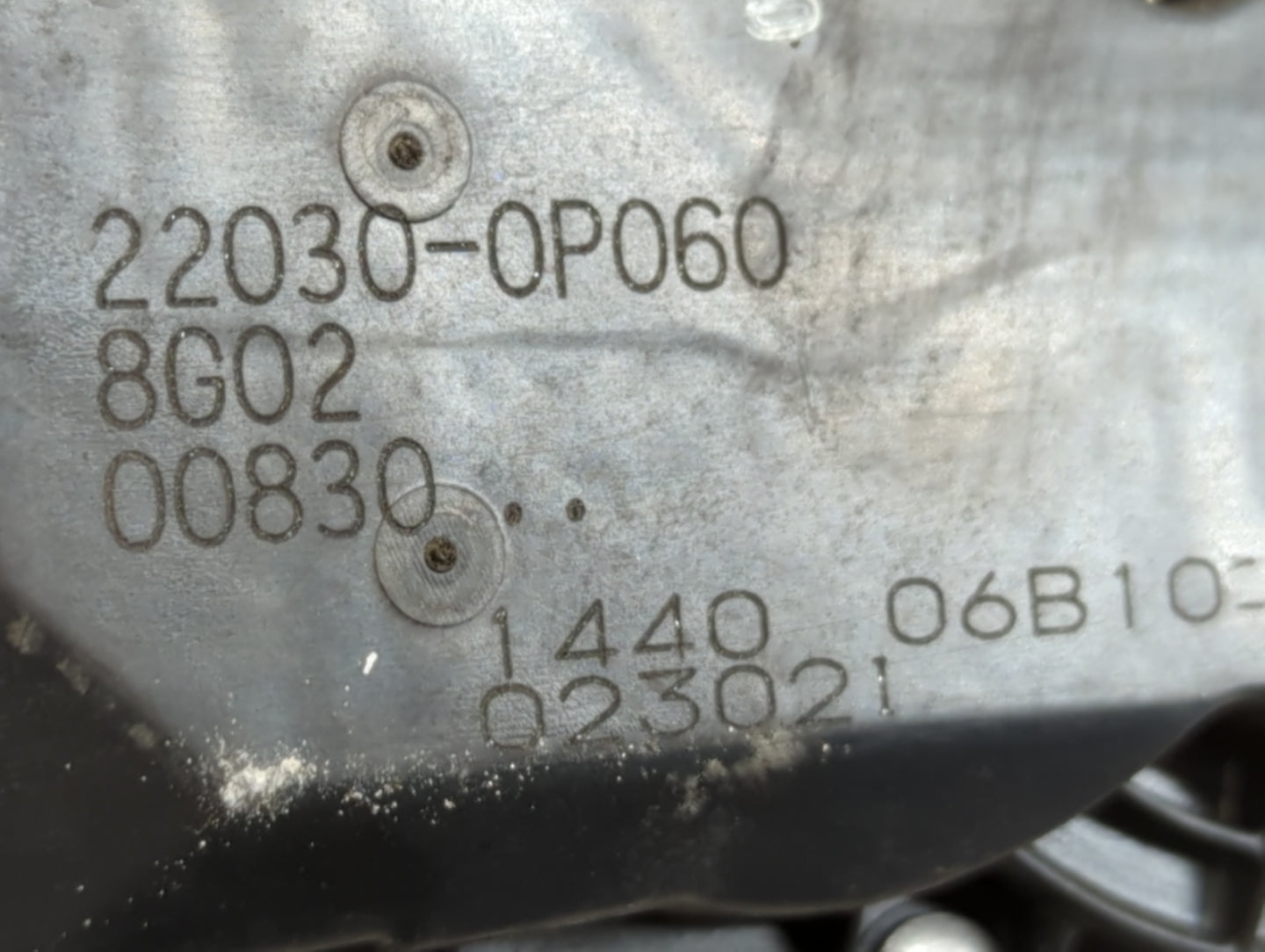 2017-2022 Toyota Highlander Throttle Body P/N:22030-0P060 Fits Fits 2016 2017 2018 2019 2020 2021 2022 OEM Used Auto Parts -