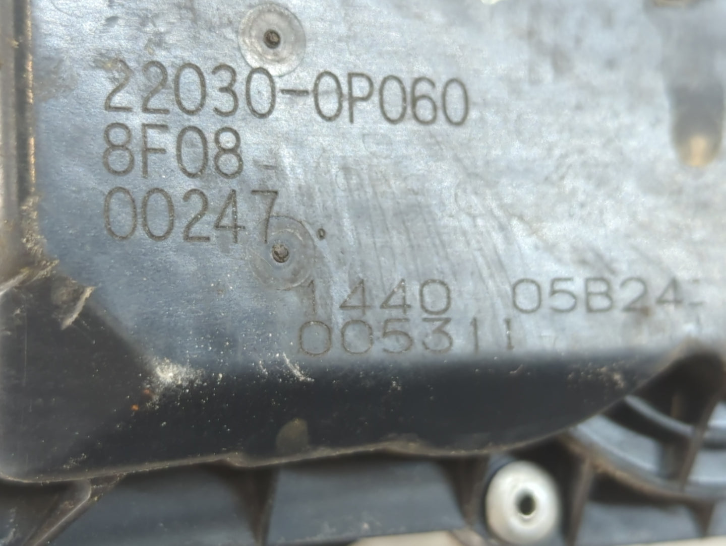 2017-2022 Toyota Highlander Throttle Body P/N:22030-0P060 Fits Fits 2016 2017 2018 2019 2020 2021 2022 OEM Used Auto Parts -