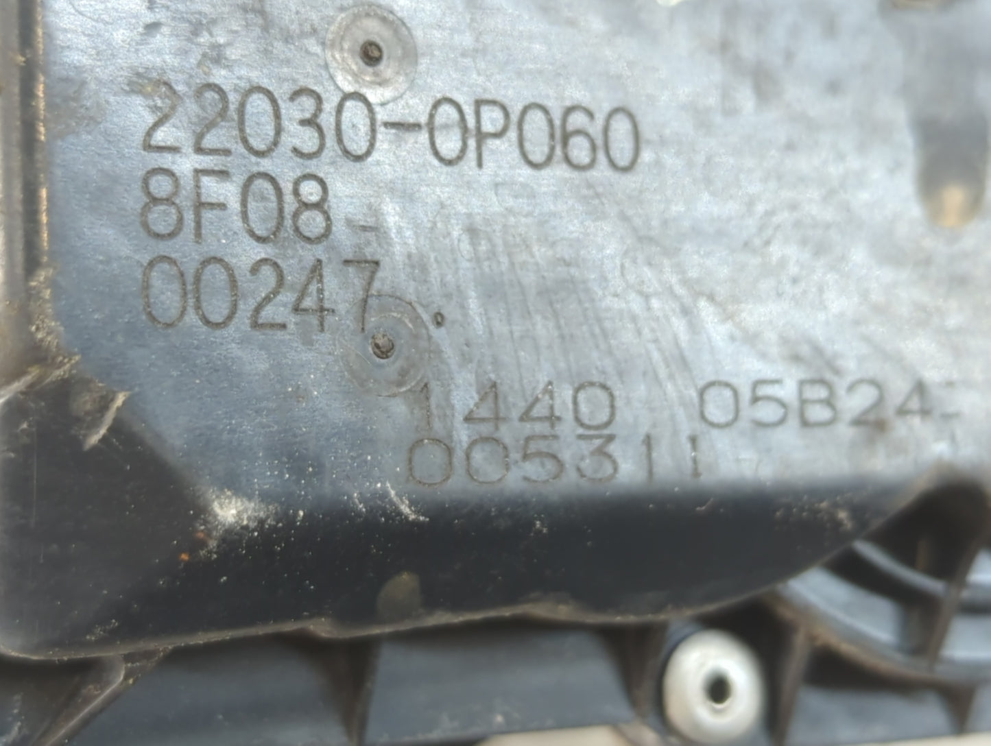 2017-2022 Toyota Highlander Throttle Body P/N:22030-0P060 Fits Fits 2016 2017 2018 2019 2020 2021 2022 OEM Used Auto Parts -