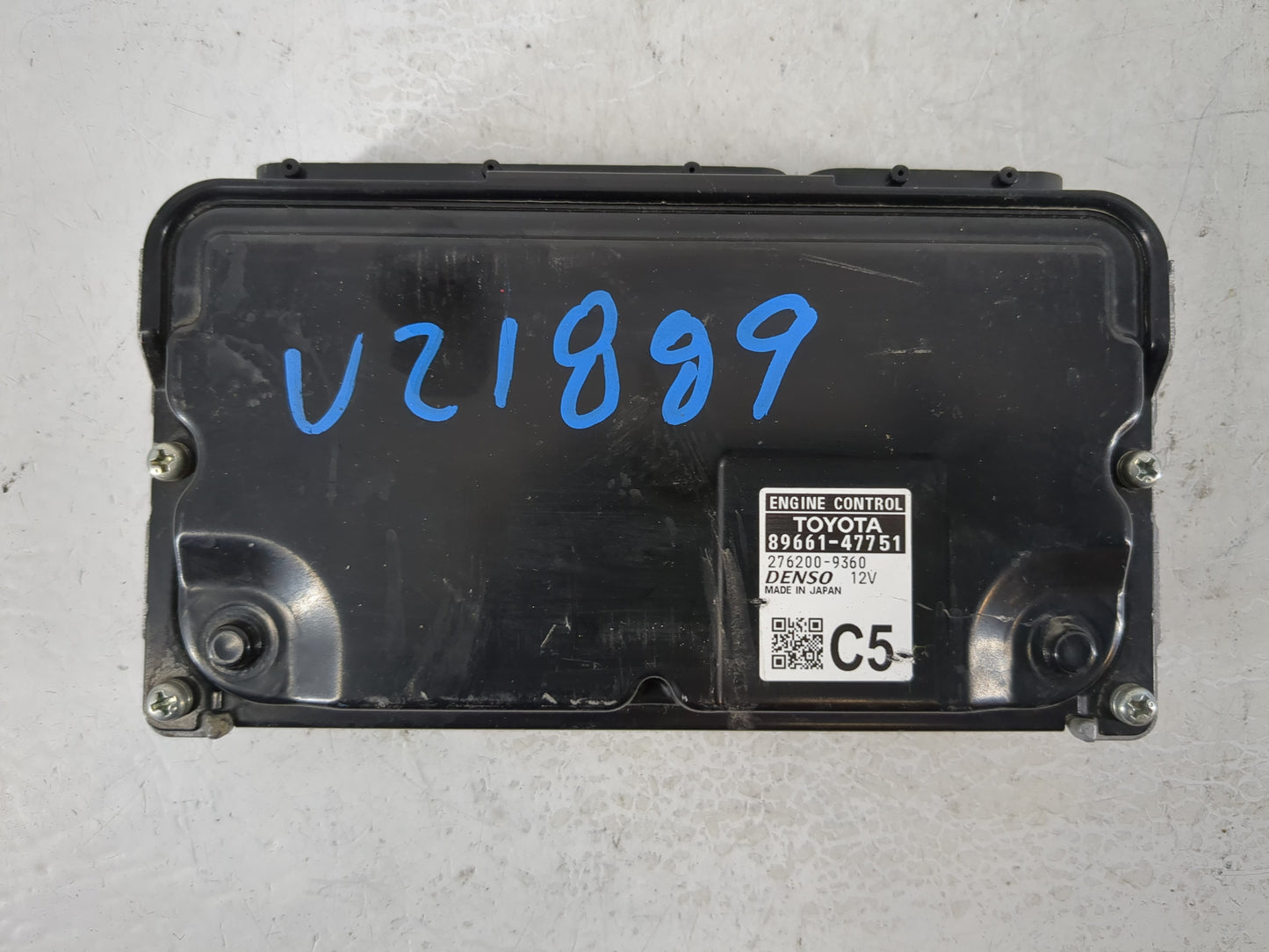 2017-2020 Toyota Prius PCM Engine Control Computer ECU ECM PCU OEM P/N:89661-47751 Fits Fits 2017 2018 2019 2020 OEM Used Au