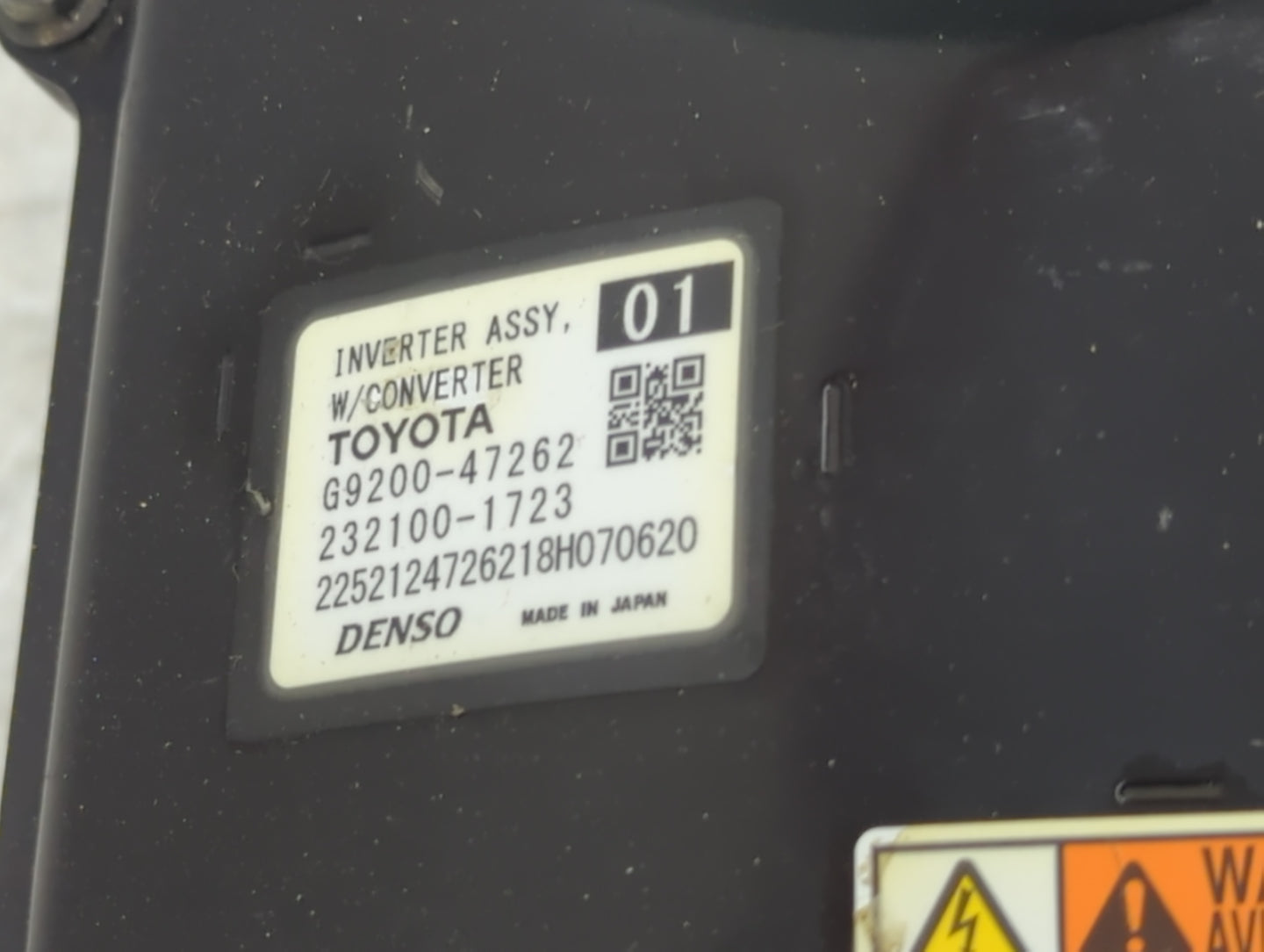 2017 Prius Ac Dc Power Control Module Accessory Computer Power Inverter - Oemusedautoparts1.com