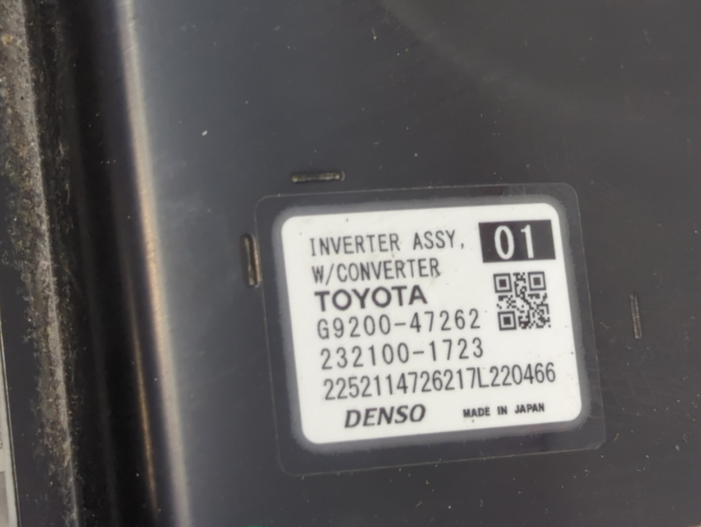 2017 Prius Ac Dc Power Control Module Accessory Computer Power Inverter - Oemusedautoparts1.com
