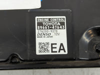 2017-2018 Toyota Prius PCM Engine Control Computer ECU ECM PCU OEM P/N:89661-47643 89661-47642 Fits Fits 2017 2018 OEM Used 