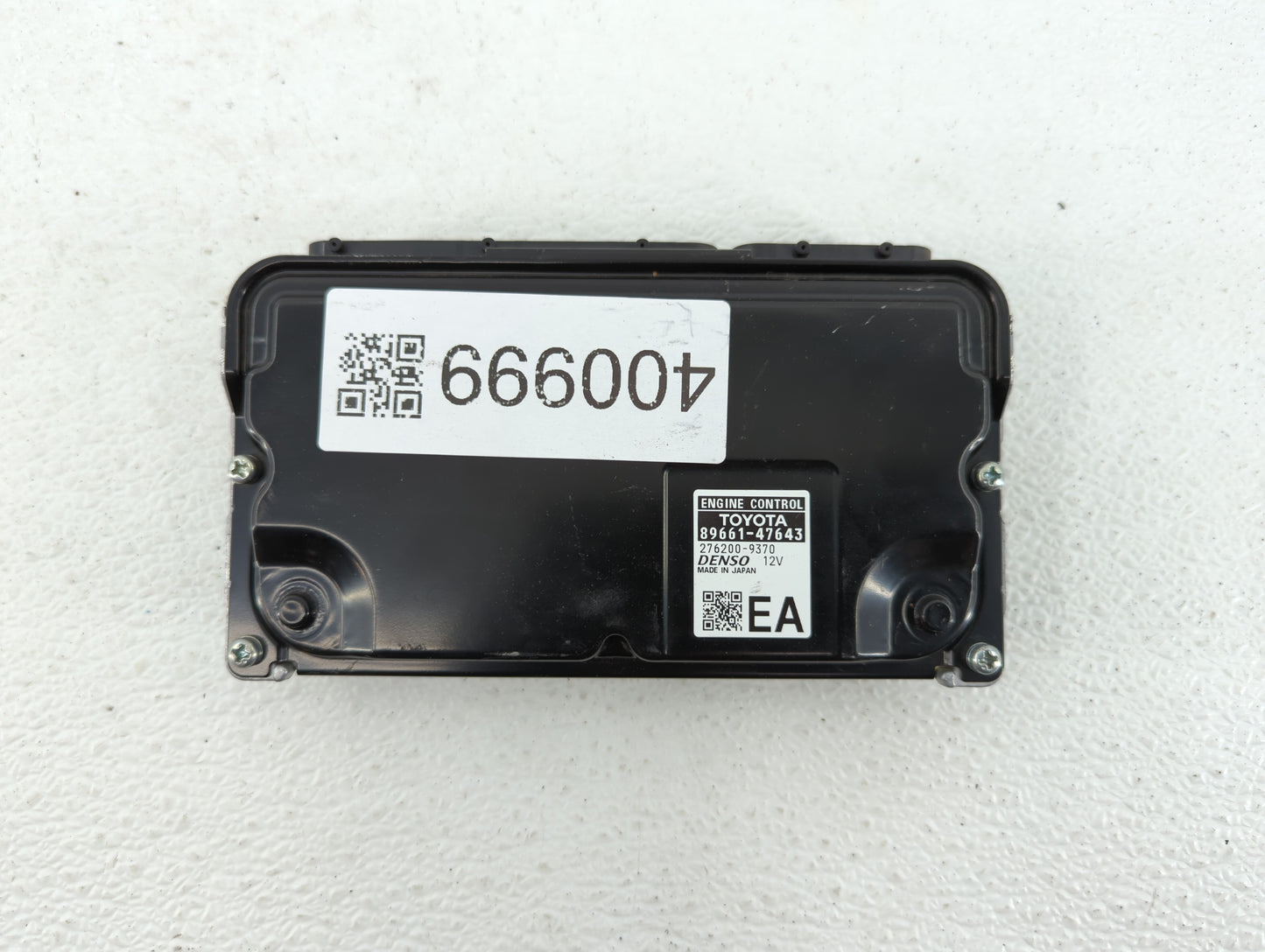 2017-2018 Toyota Prius PCM Engine Control Computer ECU ECM PCU OEM P/N:89661-47643 89661-47642 Fits Fits 2017 2018 OEM Used 