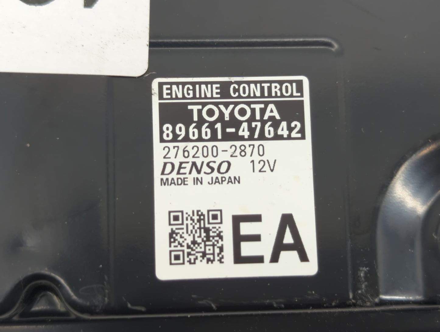 2017-2018 Toyota Prius PCM Engine Control Computer ECU ECM PCU OEM P/N:89661-47643 89661-47642 Fits Fits 2017 2018 OEM Used 