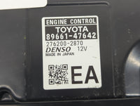 2017-2018 Toyota Prius PCM Engine Control Computer ECU ECM PCU OEM P/N:89661-47643 89661-47642 Fits Fits 2017 2018 OEM Used 