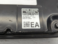 2017-2018 Toyota Prius PCM Engine Control Computer ECU ECM PCU OEM P/N:89661-47643 89661-47642 Fits Fits 2017 2018 OEM Used 