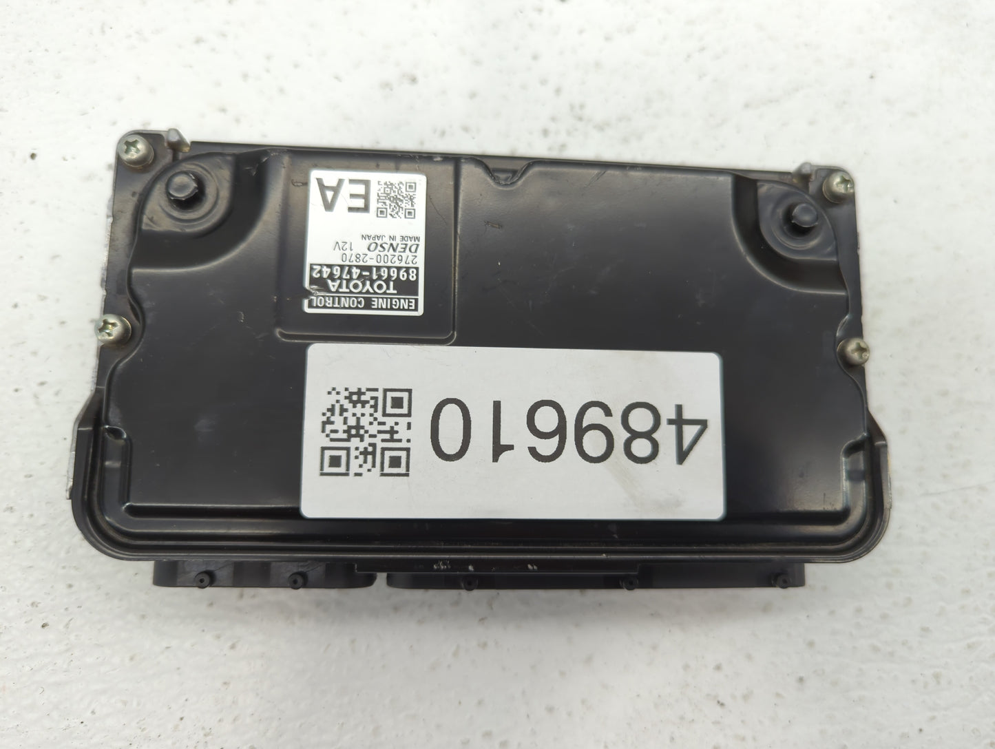 2017-2018 Toyota Prius PCM Engine Control Computer ECU ECM PCU OEM P/N:89661-47643 89661-47642 Fits Fits 2017 2018 OEM Used 