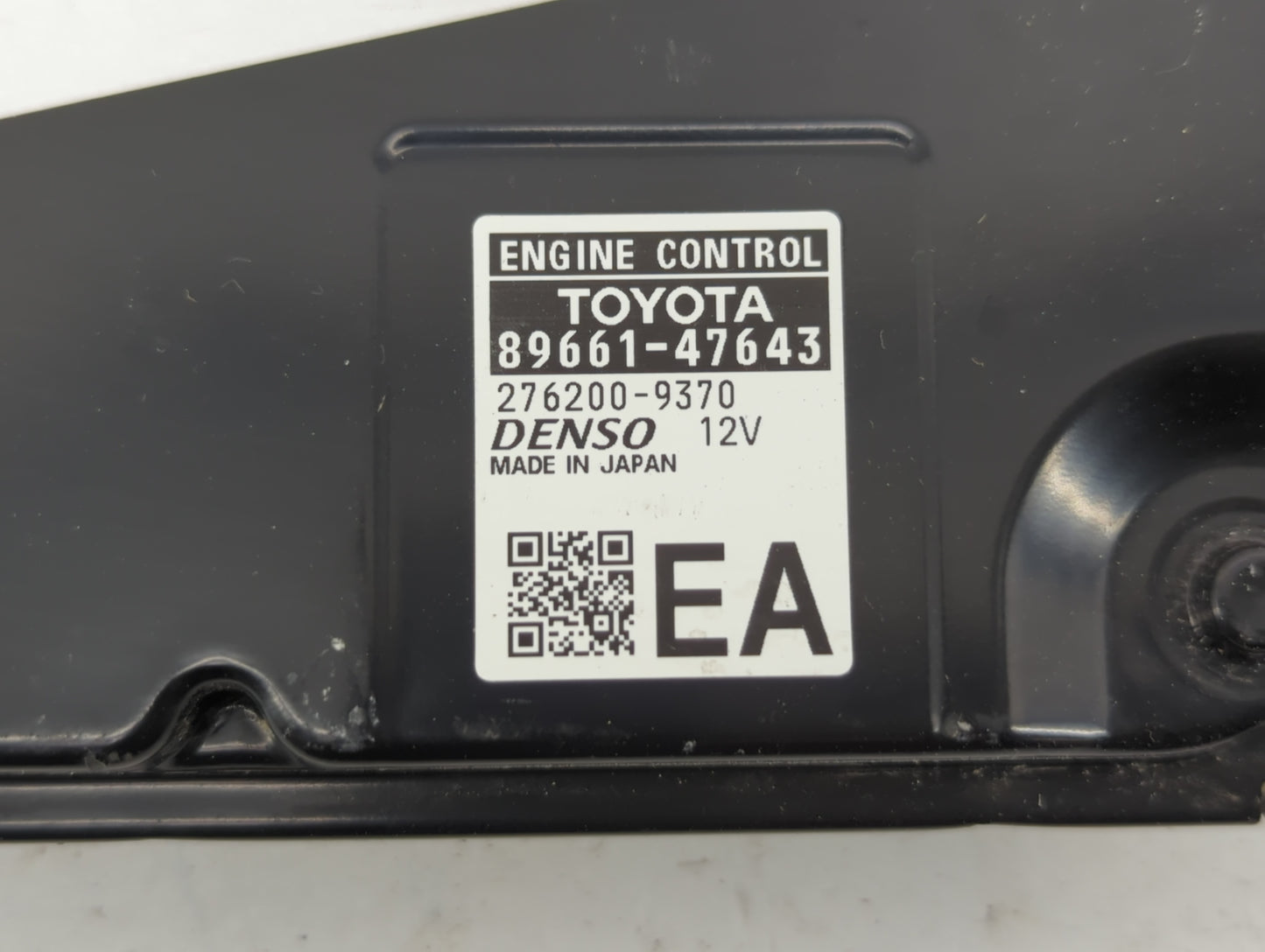 2017-2018 Toyota Prius PCM Engine Control Computer ECU ECM PCU OEM P/N:276200-9370 89661-47643 Fits Fits 2017 2018 OEM Used 