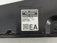 2017-2018 Toyota Prius PCM Engine Control Computer ECU ECM PCU OEM P/N:276200-9370 89661-47643 Fits Fits 2017 2018 OEM Used 
