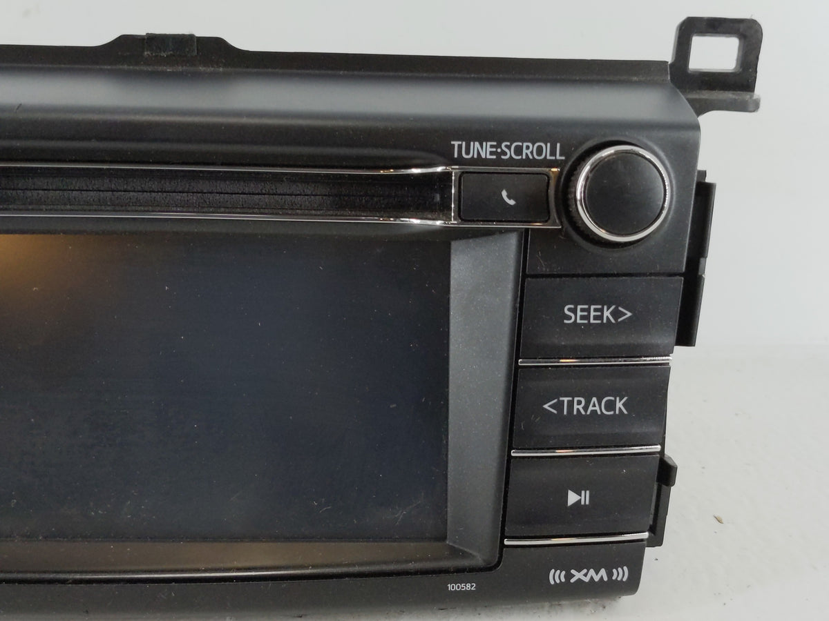 2016-2018 Toyota Rav4 Radio AM FM Cd Player Receiver Replacement P/N:86140-0R180 Fits 2016 2017 2018 OEM Used Auto Parts - O