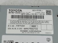 2016-2018 Toyota Rav4 Radio AM FM Cd Player Receiver Replacement P/N:86180-35050 Fits OEM Used Auto Parts - Oemusedautoparts