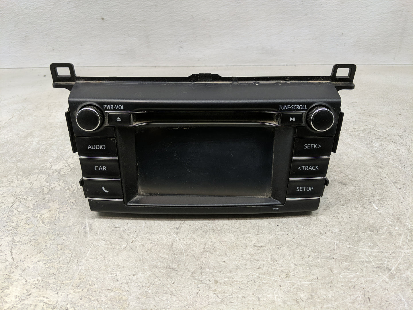 2016-2018 Toyota Rav4 Radio AM FM Cd Player Receiver Replacement P/N:86140-0R170 Fits Fits 2016 2017 2018 OEM Used Auto Part