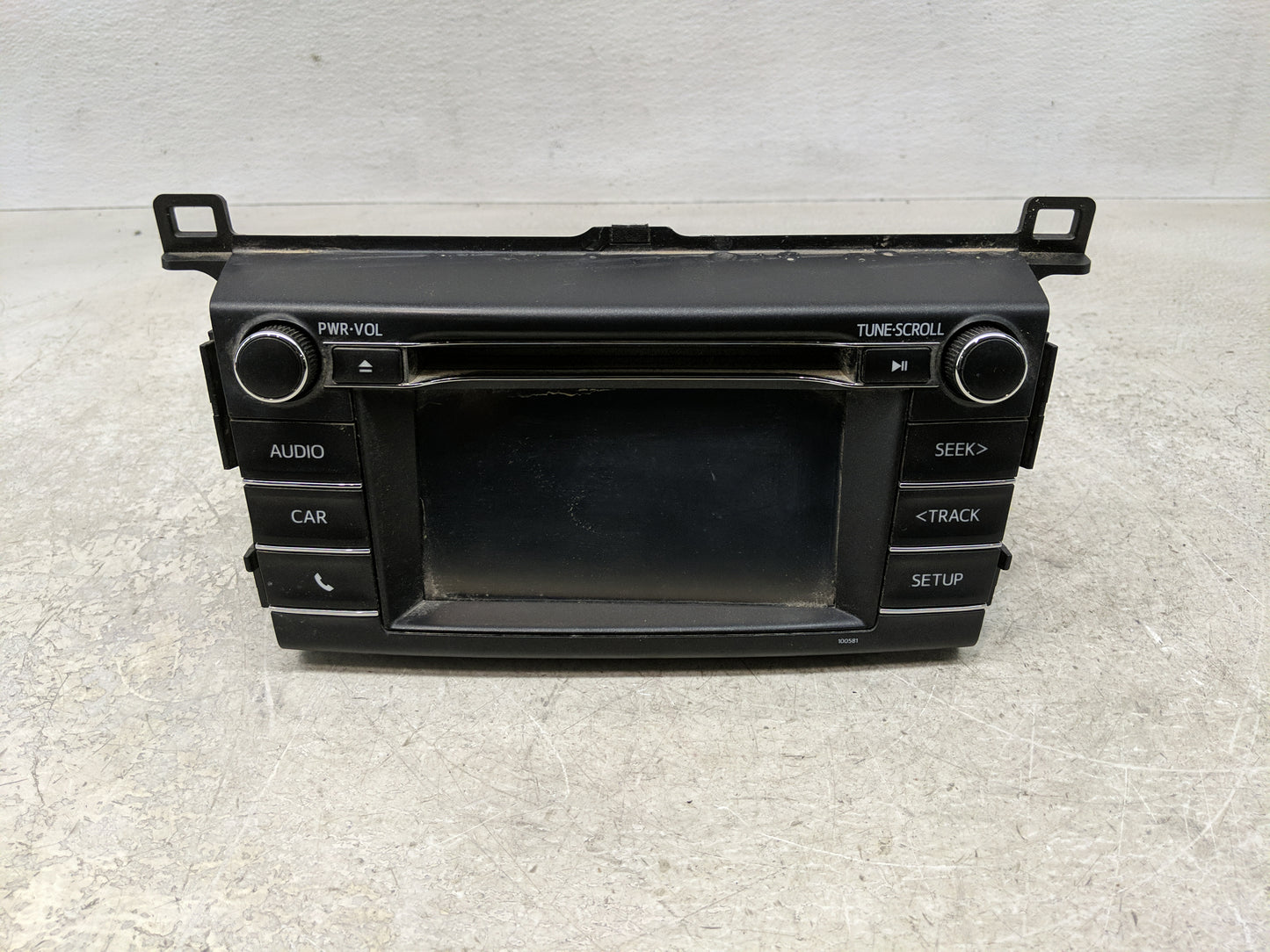 2016-2018 Toyota Rav4 Radio AM FM Cd Player Receiver Replacement P/N:86140-0R170 Fits Fits 2016 2017 2018 OEM Used Auto Part