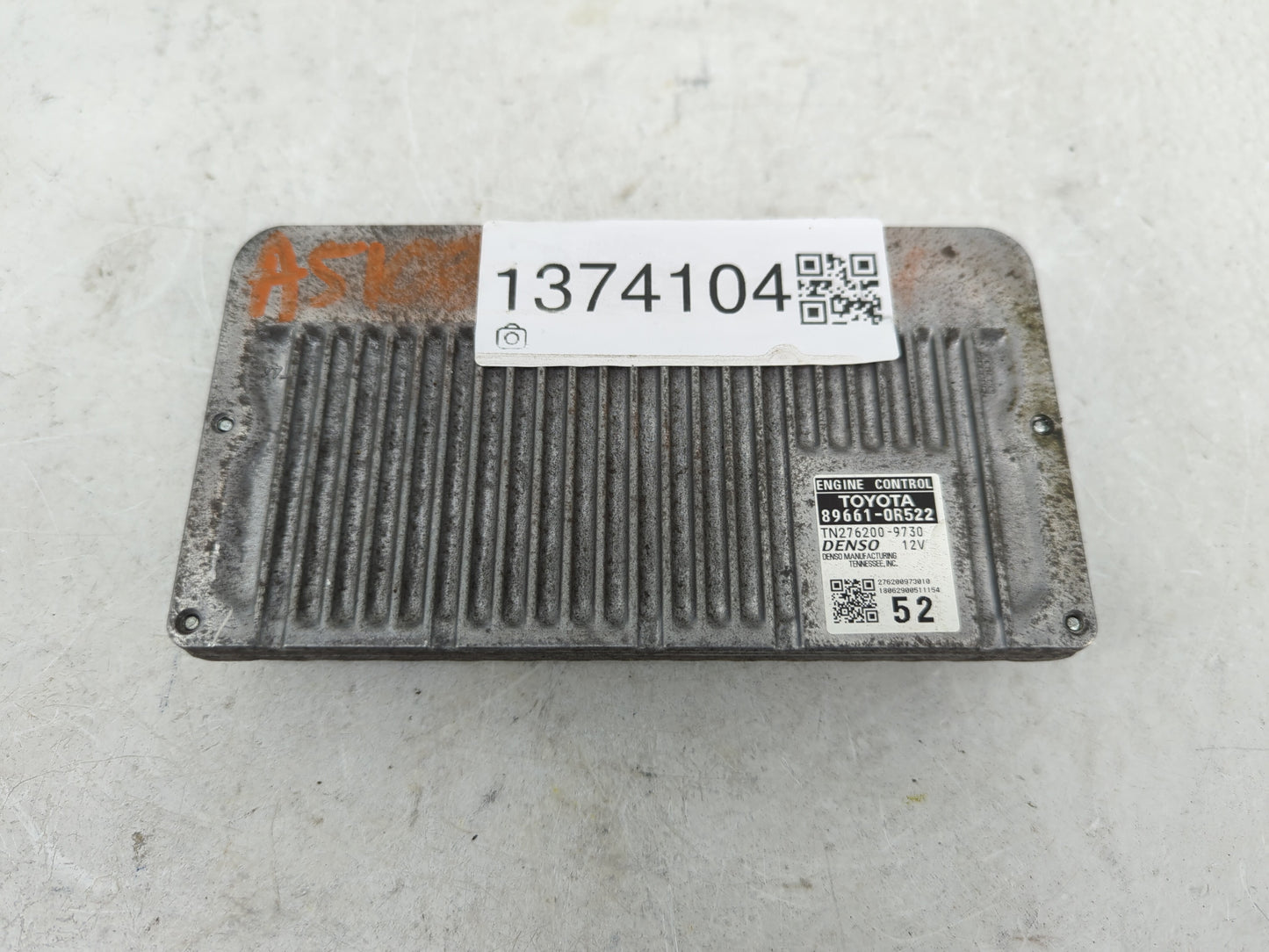 2016-2018 Toyota Rav4 PCM Engine Control Computer ECU ECM PCU OEM P/N:89661-0R522 Fits Fits 2016 2017 2018 OEM Used Auto Par