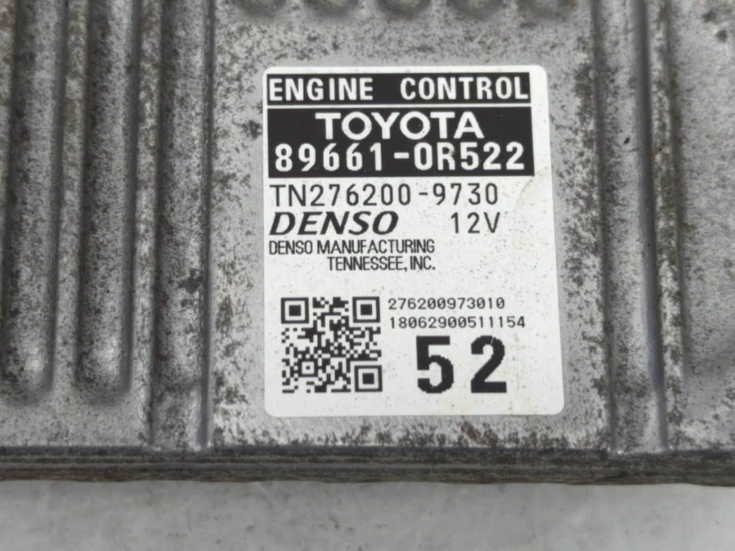 2016-2018 Toyota Rav4 PCM Engine Control Computer ECU ECM PCU OEM P/N:89661-0R522 Fits Fits 2016 2017 2018 OEM Used Auto Par