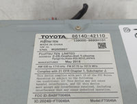 2016-2018 Toyota Rav4 Radio AM FM Cd Player Receiver Replacement P/N:86140-42110 Fits Fits 2016 2017 2018 OEM Used Auto Part