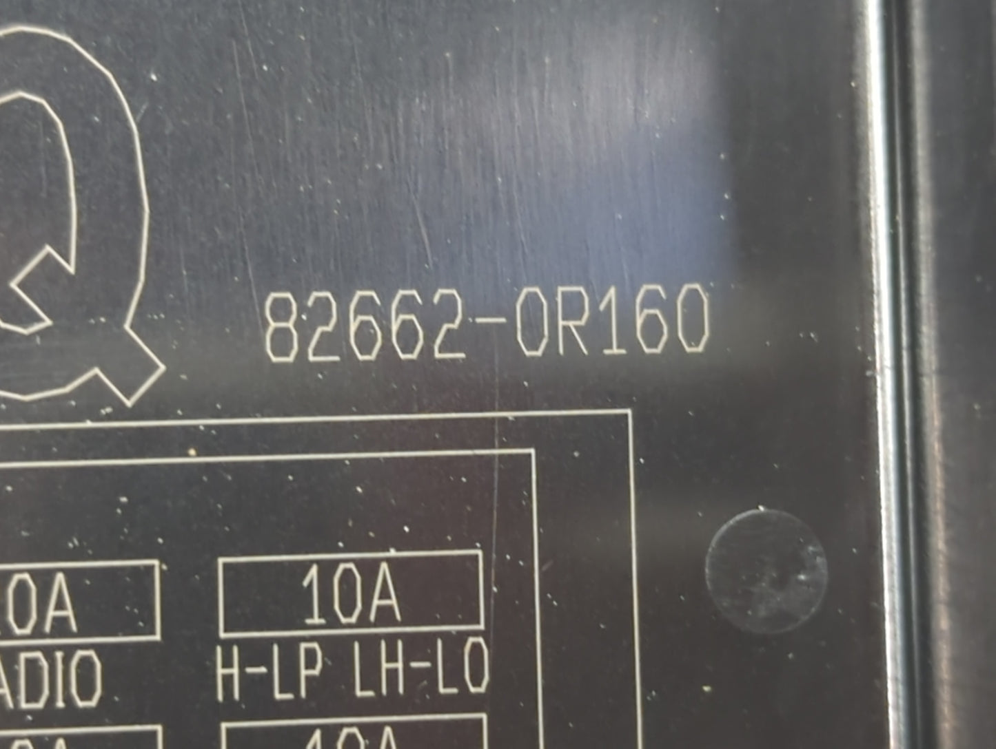 2013-2018 Toyota Rav4 Fusebox Fuse Box Panel Relay Module P/N:82662-0R160 Fits Fits 2013 2014 2015 2016 2017 2018 2019 2020 