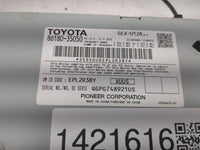2016-2018 Toyota Rav4 Radio AM FM Cd Player Receiver Replacement P/N:86180-35050 Fits Fits 2016 2017 2018 OEM Used Auto Part