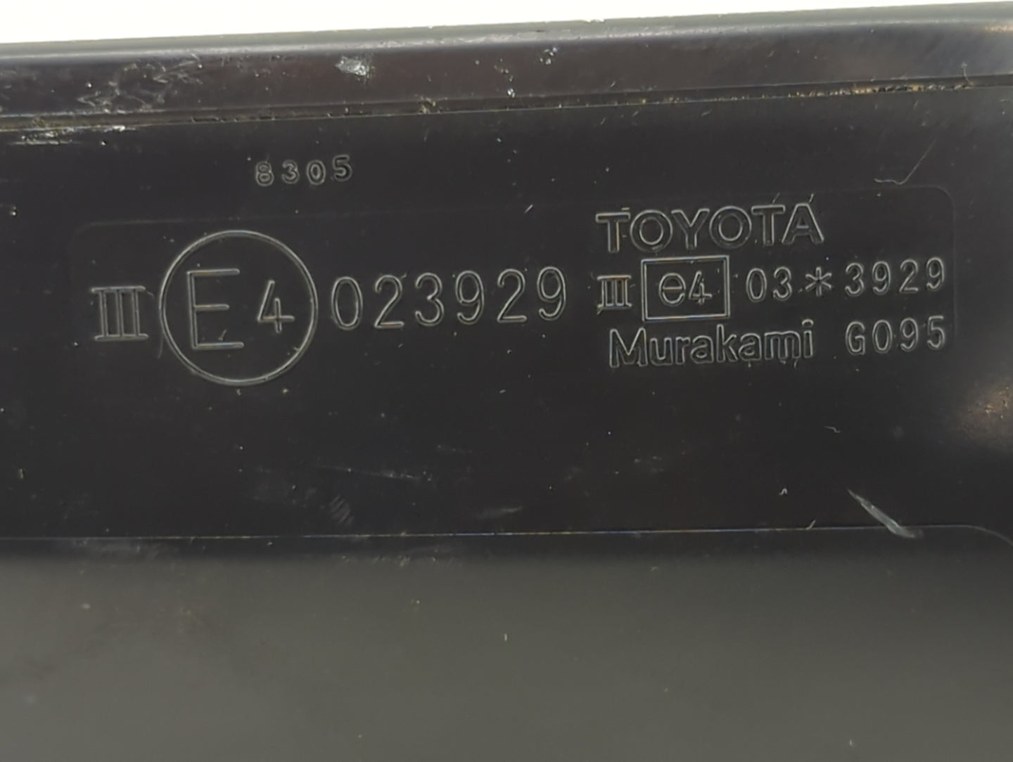 2018 Toyota Rav4 Driver Side View Mirror - Left Door Mirror OEM Used - Oemusedautoparts1.com