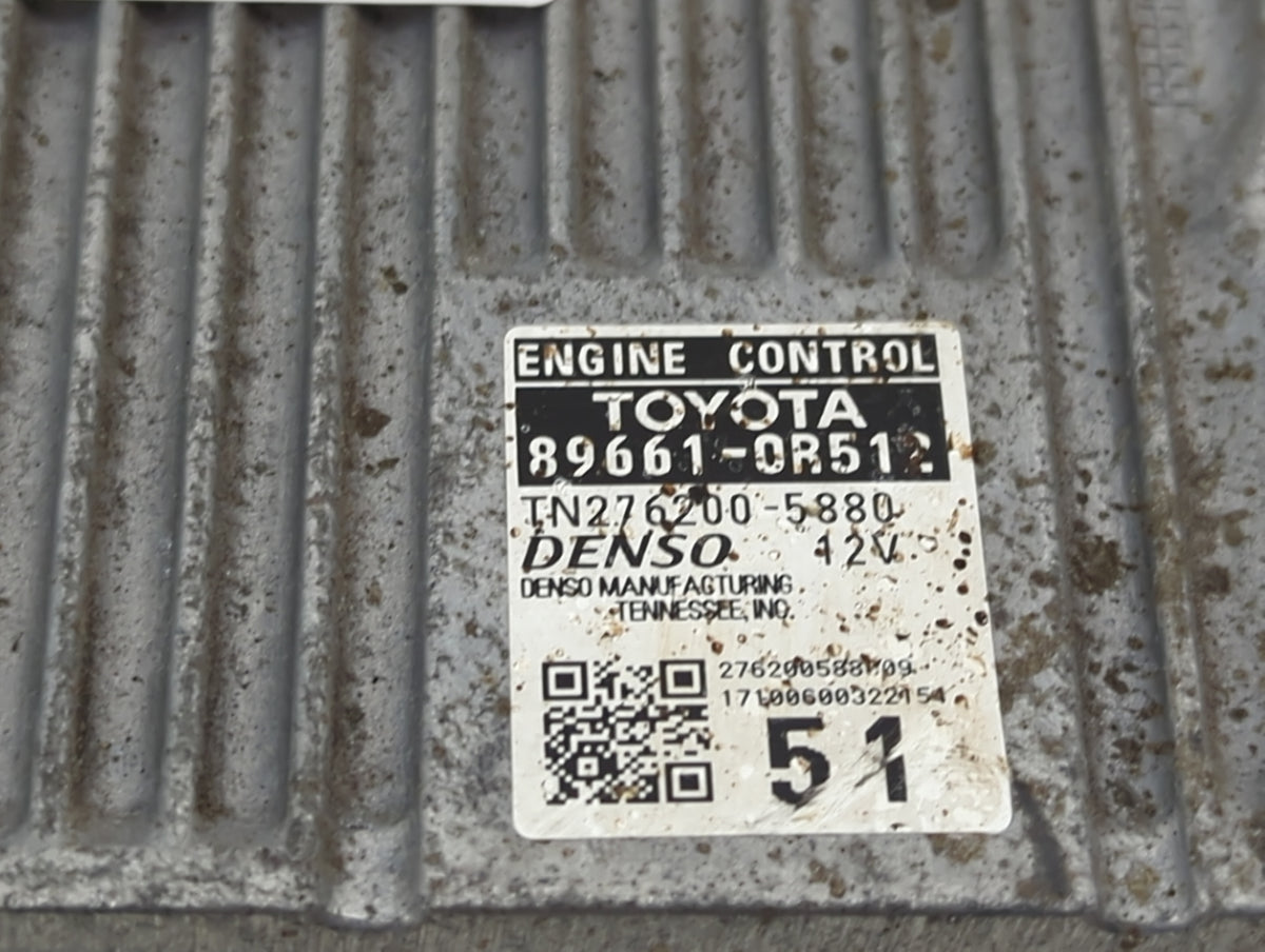 2016-2018 Toyota Rav4 PCM Engine Control Computer ECU ECM PCU OEM P/N:89661-0R512 TN276200-5880 Fits Fits 2016 2017 2018 OEM