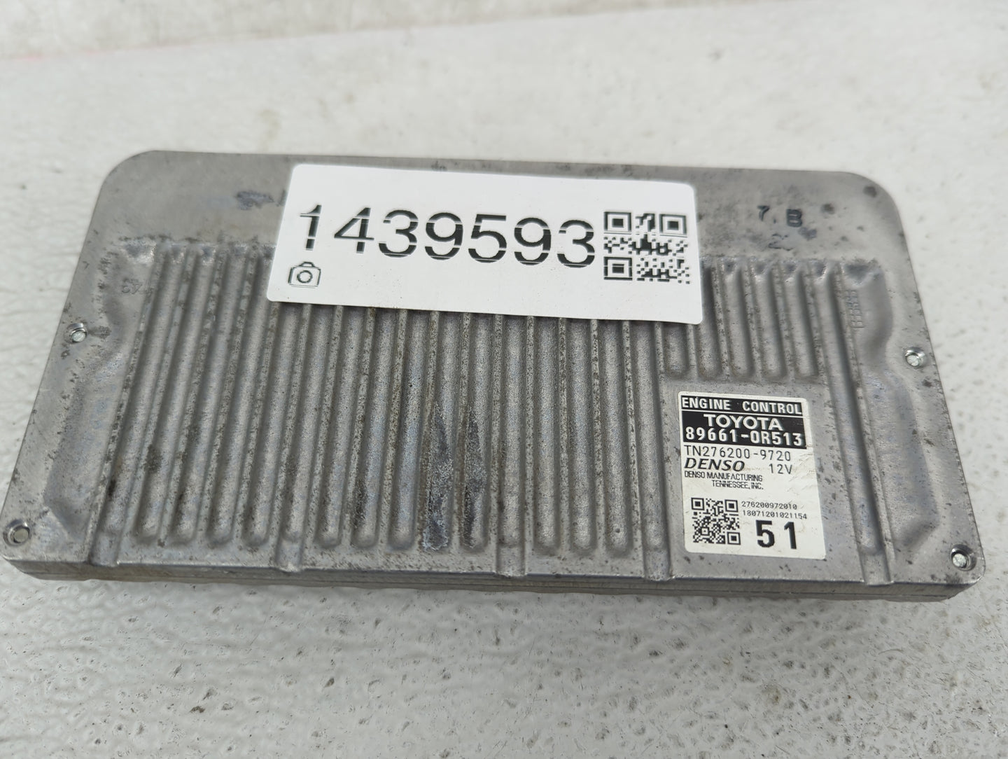 2016-2018 Toyota Rav4 PCM Engine Control Computer ECU ECM PCU OEM P/N:89661-0R513 TN276200-9720 Fits Fits 2016 2017 2018 OEM