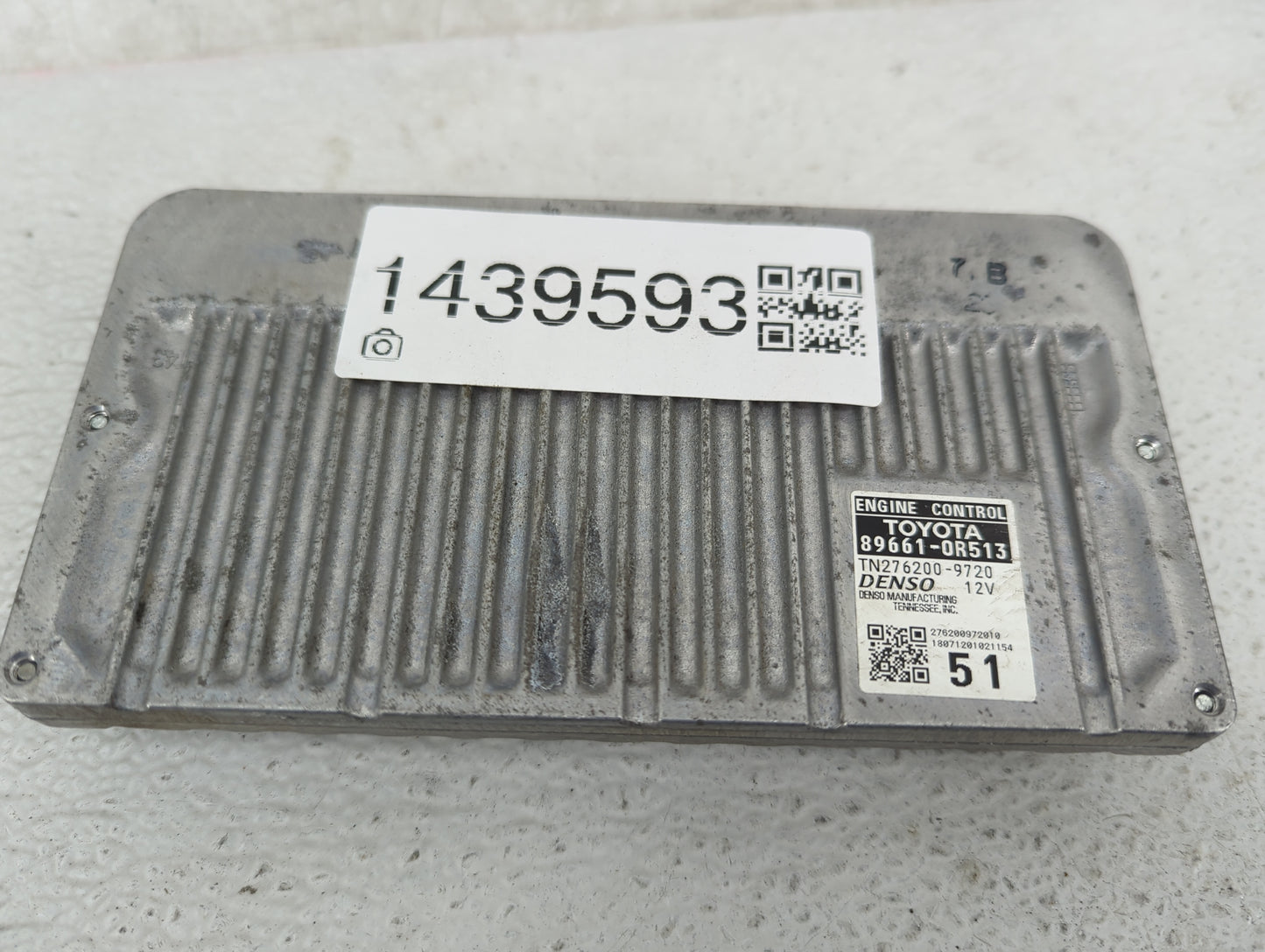2016-2018 Toyota Rav4 PCM Engine Control Computer ECU ECM PCU OEM P/N:89661-0R513 TN276200-9720 Fits Fits 2016 2017 2018 OEM