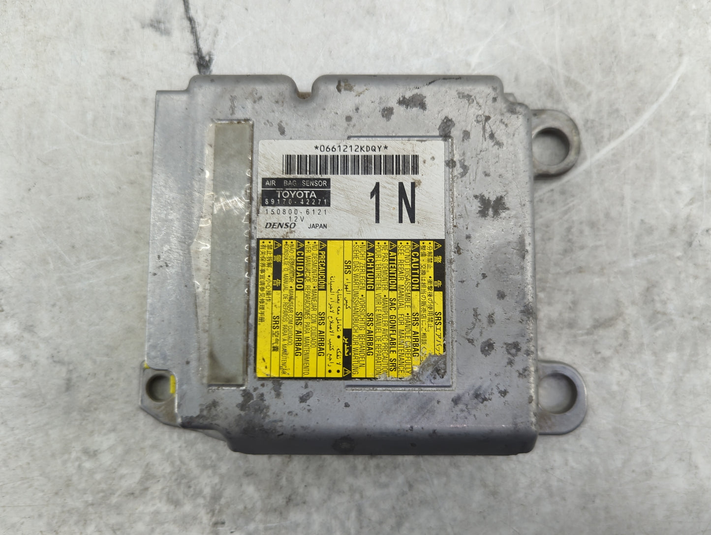 2018 Toyota Rav4 Safety Restraint Srs Airbag Control Module - Oemusedautoparts1.com