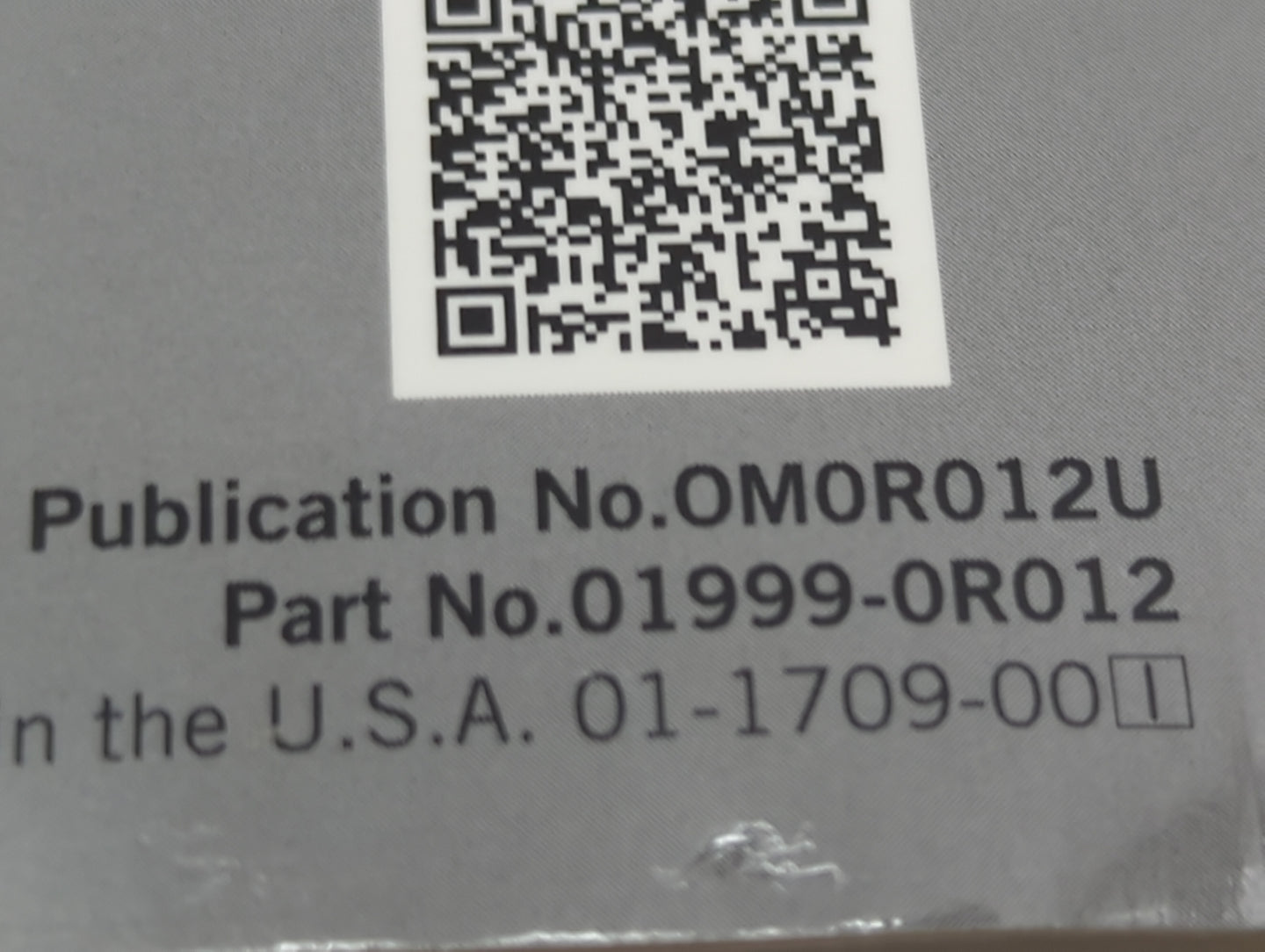 2018 Toyota Rav4 Owners Manual Book Guide P/N:01999-0R012 OM0R012U OEM Used Auto Parts - Oemusedautoparts1.com