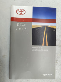 2018 Toyota Rav4 Owners Manual Book Guide P/N:OM42B92U 01999-42B92 OEM Used Auto Parts - Oemusedautoparts1.com